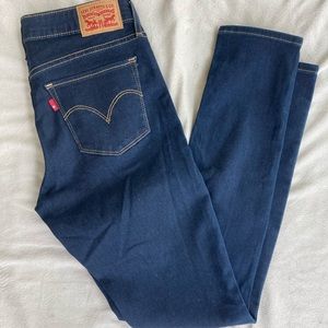 Levi’s 711 Stretch Indigo Ridge Skinny Jeans 28